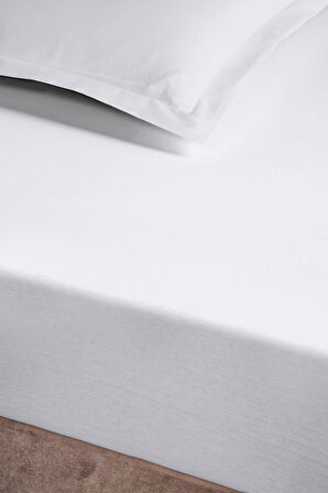 Pierre Cardin Pamuk Lastikli Çarşaf 120x200 Beyaz