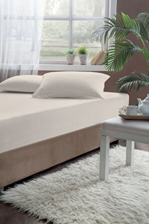 Pierre Cardin Pamuk Lastikli Çarşaf 120x200 BEJ