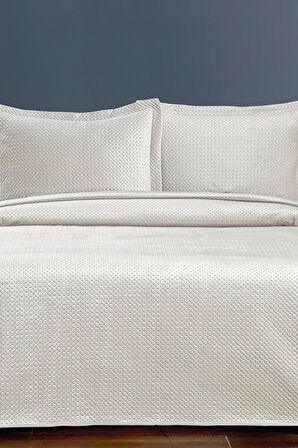 Pierre Cardin Yatak Örtüsü Seti Siena Tek Kişilik Krem