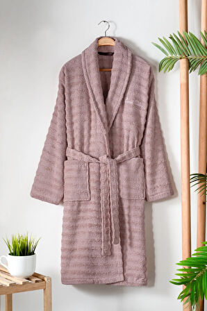 Pierre Cardin Soft Bornoz Harmony L/XL Beden Gül Kurusu