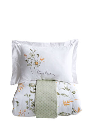 PİERRE CARDİN Pamuk Nevresim Takımı Çift Kişilik Flora