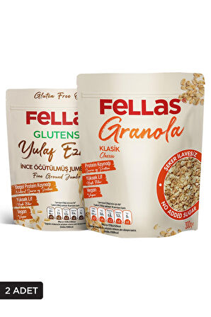 Glutensiz Yulaf Ezmesi 300g  + Granola Klasik 300g