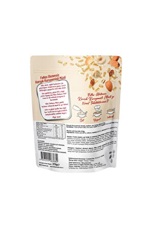 Glutensiz Müsli 2'li - Kırmızı Meyveli 270g + Karışık Kuruyemişli 270g
