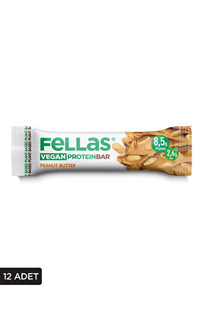 Vegan Protein Bar - Yer Fıstığı Ezmeli 40g x 12 Adet MBAGD1-058-12