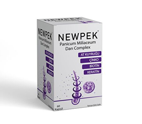 Newpek Panicum Miliaceum Darı Complex 60 Kapsül