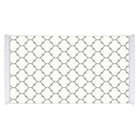 Dekoreko İpek Halı Dijital Saçaklı 1913 Desen 4