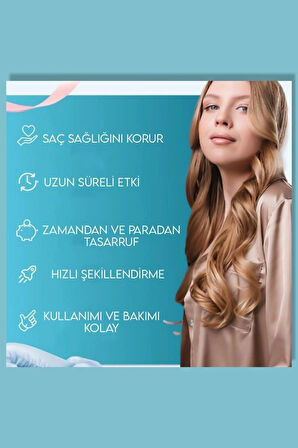 Mujgan Saç Bigudi Seti Saten Saç Sosisi 