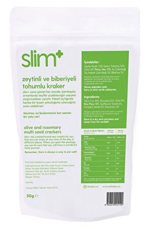 5 Paket Zeytin Biberiyeli Glutensiz Vegan Tohum Kraker Cracks 50gr