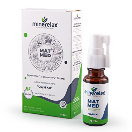 MİNERELAX MATMED SPREY (13 BİTKi BİLEŞENİ) 20 ML