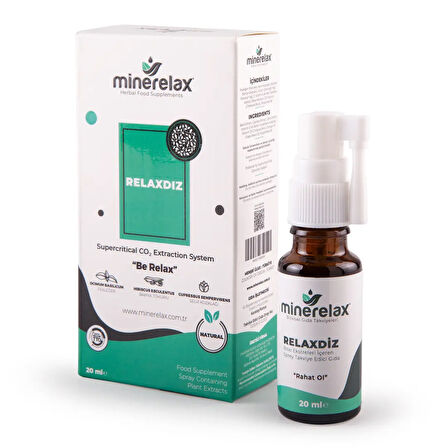 MİNERELAX ANTİ-DOLOR SPREY (BİTKi BİLEŞENİ) (RELAXIZ) 20 ML