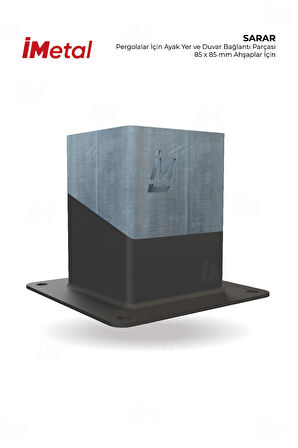 İmetal Sarar 85 x 85 mm Ahşaplar için Ayak Bağlantısı
