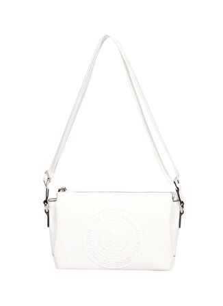 U.S. Polo Assn. 26 x 18 x 10 cm Beyaz Kadın Çapraz Çanta US23305