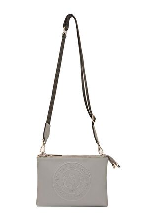 U.S. Polo Assn. Çapraz Askılı Kadın Çanta Koyu Gri Us23700