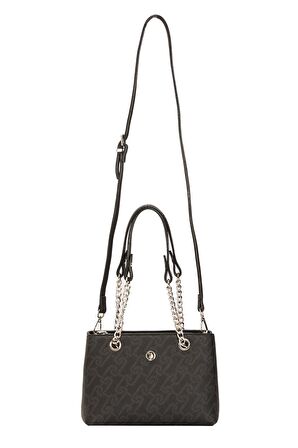 U.S. Polo Assn. Çapraz Askılı Kadın Çanta Siyah Us23547
