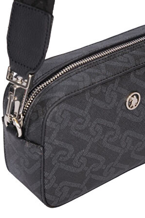 U.S. Polo Assn. Siyah Kadın Çapraz Çanta US24526