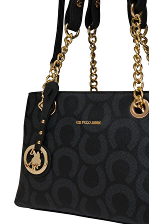 U.S. Polo Assn. Çapraz Askılı Kadın Çanta Siyah Us25166
