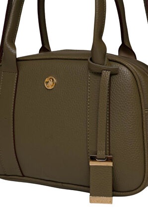 U.S. Polo Assn. Çapraz Askılı Kadın Çanta Haki Us25191