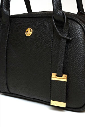 U.S. Polo Assn. Çapraz Askılı Kadın Çanta Siyah Us25191