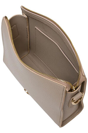 U.S. Polo Assn. Çapraz Askılı Kadın Çanta Bej Us25204