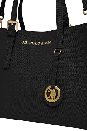 U.S. Polo Assn. Çapraz Askılı Kadın Çanta Siyah Us25252