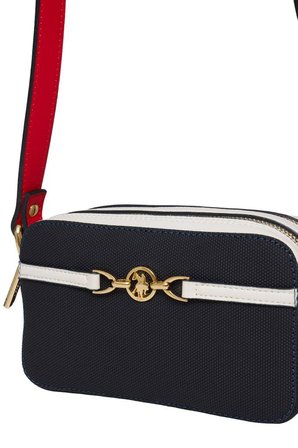 U.S. Polo Assn. Çapraz Askılı Kadın Çanta Lacivert-Kırmızı-Beyaz Us25232