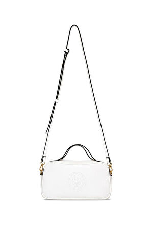 U.S. Polo Assn. Çapraz Askılı Kadın Çanta Beyaz Us25270