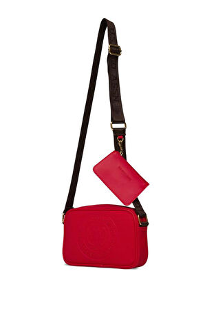 U.S. Polo Assn. Çapraz Askılı Kadın Çanta Kırmızı Us25275