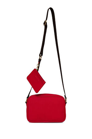 U.S. Polo Assn. Çapraz Askılı Kadın Çanta Kırmızı Us25275