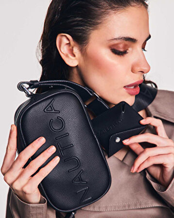Nautica Mini Cüzdan Detaylı Çapraz Askılı Çanta