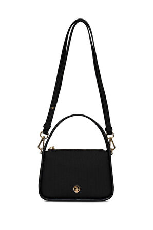 U.S. Polo Assn. Çapraz Askılı Kadın Çanta Siyah Us25259