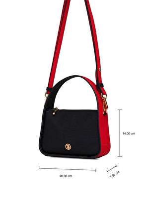 U.S. Polo Assn. Çapraz Askılı Kadın Çanta Kırmızı Us25259