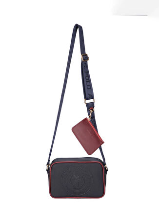 U.S. Polo Assn. Lacivert - Bordo Kadın Çapraz Çanta US25670