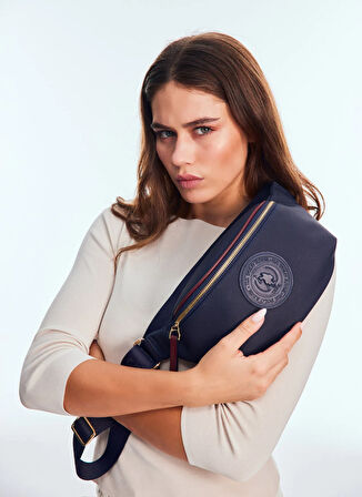 U.S. Polo Assn. Lacivert - Bordo Kadın Bel Çantası US25677