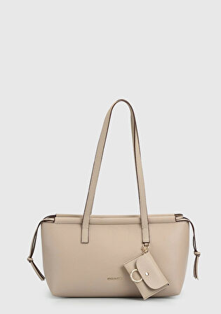 Bej Kadın Omuz Çantası