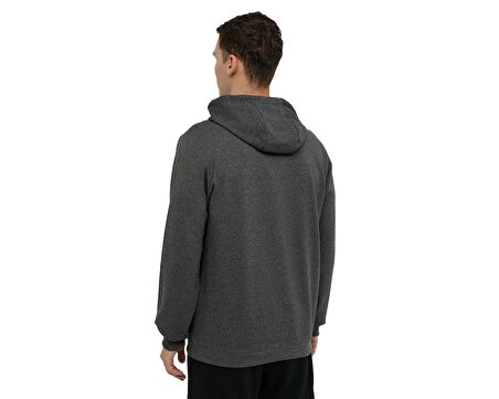 Lumberjack M Sn72 Basic Full Hoodie Antrasit Erkek Günlük Sweatshirts 100003018 Gri