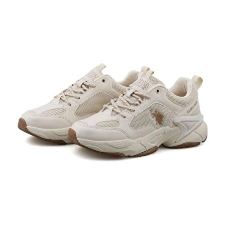 U.S. Polo Assn. Bej Kadın Sneaker
