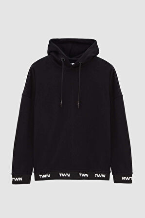 Twn Oversize Siyah Sweatshirt 1ECE202510039