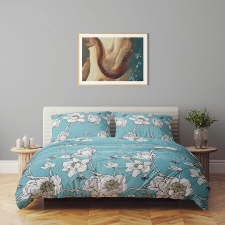 Cotton Collection Tek Kişilik Nevresim Takımı Elora