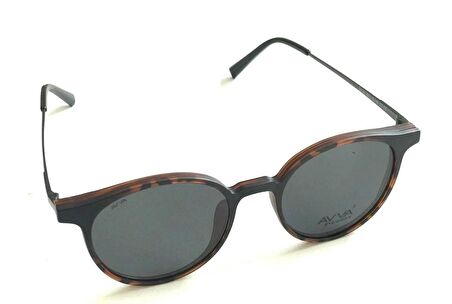 AVVA 2124 C2 polarize&antifar klipsli unisex güneş gözlüğü
