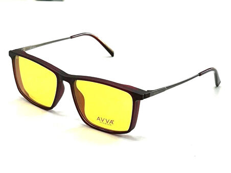 AVVA 2118 C5 B-G  POLARİZE&ANTİFAR KLİPSLİ ERKEK GÜNEŞ GÖZLÜĞÜ