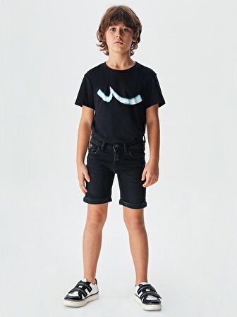Lance B Slim Jean Bermuda