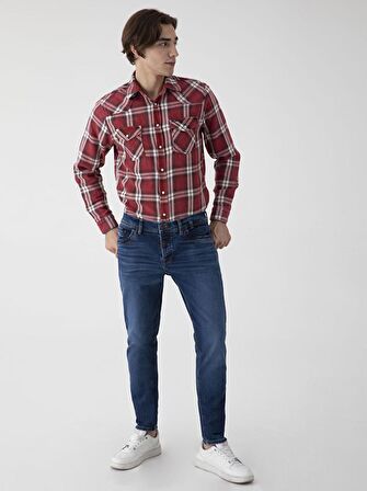 Servando X D Düşük Bel Dar Paça Tapered Jean Pantolon
