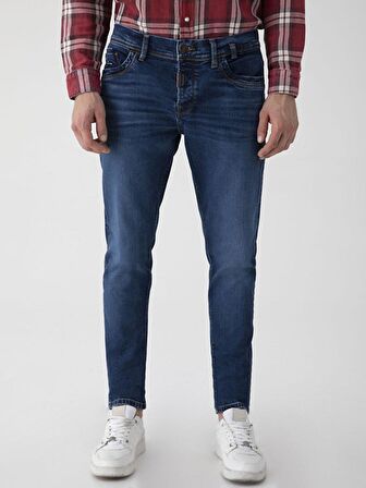 Servando X D Düşük Bel Dar Paça Tapered Jean Pantolon