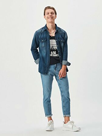LTB Rohan Aıden X Wash Erkek Jean Gömlek