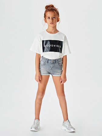 Judıe G Slim Jean Şort