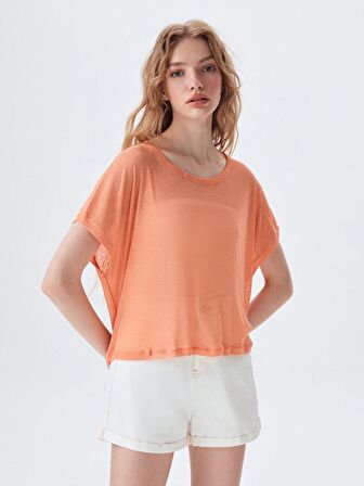 Loose Fit Ince T-shırt