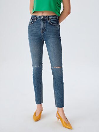 Ronna Yüksek Bel Slim Jean Pantolon