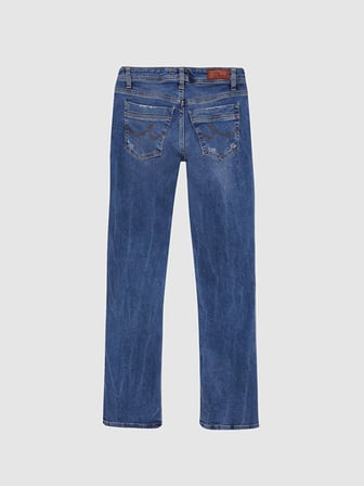 Valerıe Düşük Bel Boru Paça Jean Pantolon