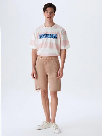 Mateus Düz Kesim Jean Bermuda