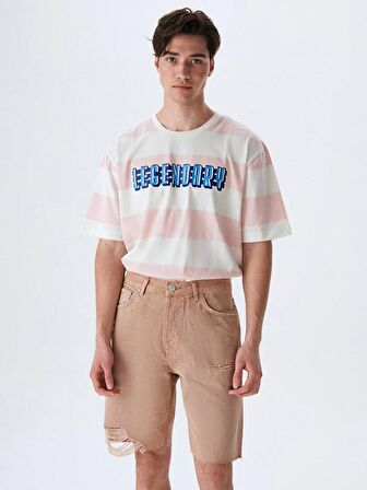 Mateus Düz Kesim Jean Bermuda